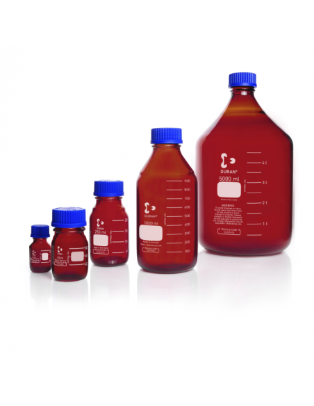 FRASCO REAGENTE C/ROLHA ISO AMBAR   100ML GL45 DURAN 21 806 2454