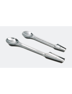 ESP.DUPLA C/COLHER CANELADA 150MM INOX S6021315