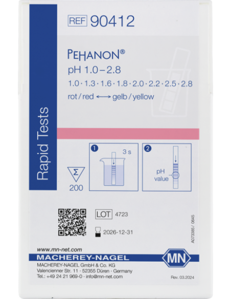 PAPEL IND.PH  1,0- 2,8 VARET. (200) M&N 90412