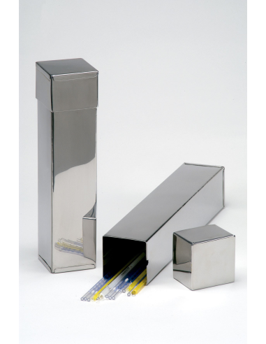 CAIXA EST.PIPETAS INOX 65*290MM SELECTA 1001597