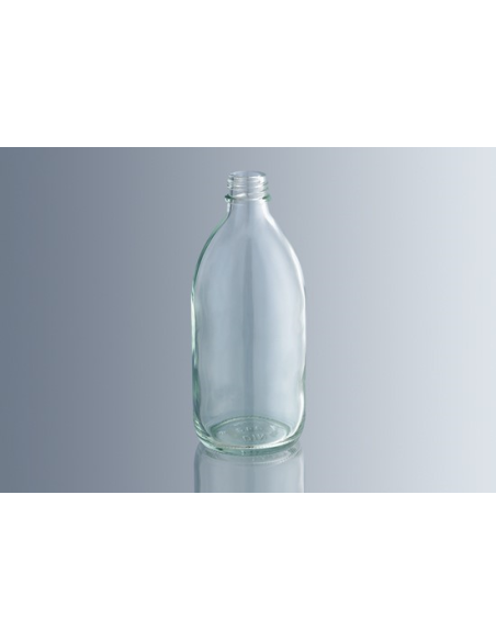 FRASCO C/ROLHA ROSCAR B/EST. BRANCO 1000ML GL28 HERKA 3655008