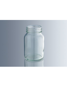 FRASCO C/ROLHA ROSCAR B/LARGA BRANCO  100ML GL40 HERKA... 2